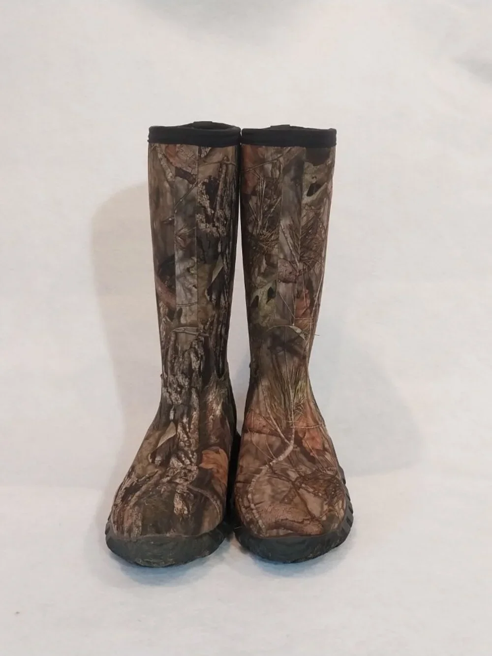Magellan Hunting Tall Boots Mens 8 Camo Waterproof Neoprene Outdoors Mossy Oak.